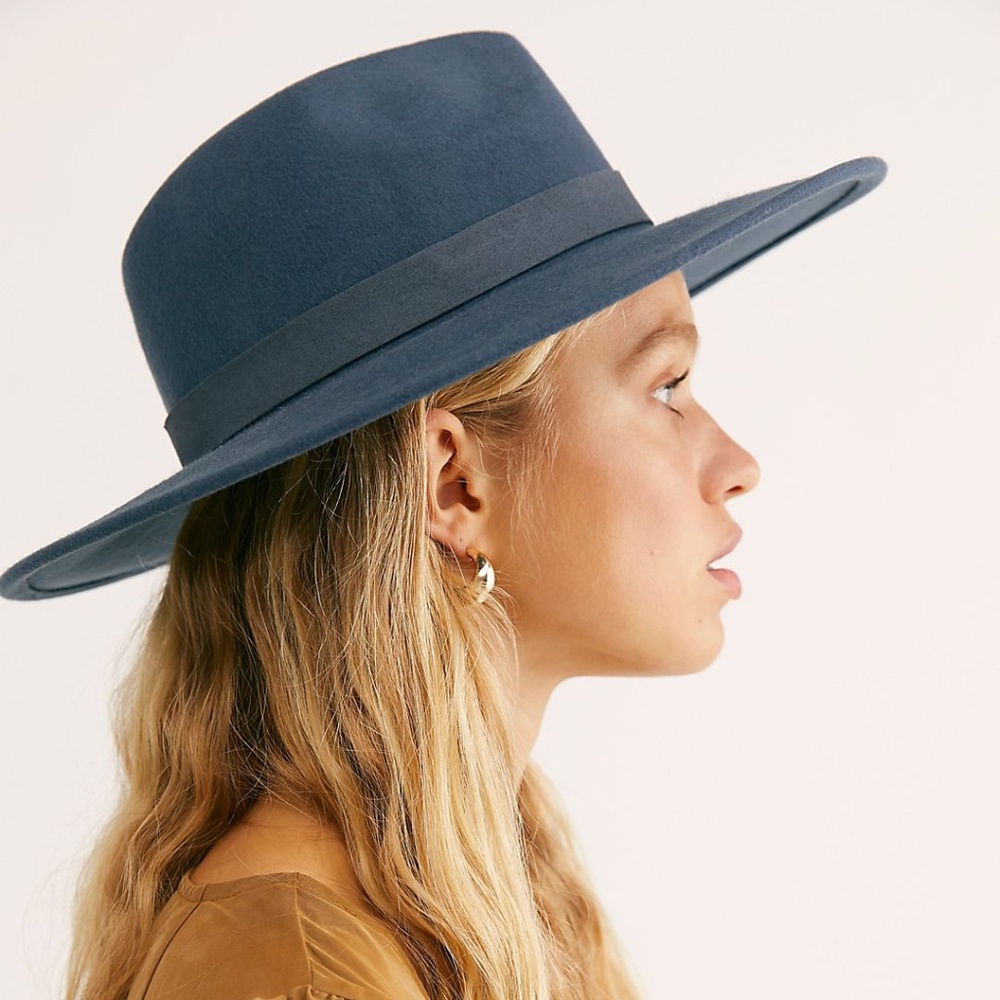 Free People Beaumont Suede Band Felt